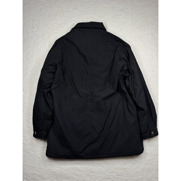 Philadelphia 76ers Jacket Mens XL Black Long Coat NBA Basketball Zip Insulated - Picture 3 of 8